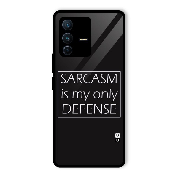 Sarcasm Defence Glass Back Case for Vivo V23 Pro