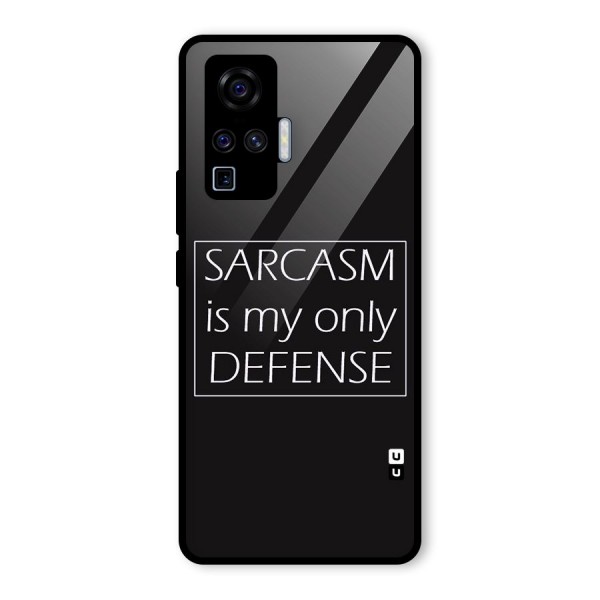 Sarcasm Defence Glass Back Case for Vivo X50 Pro