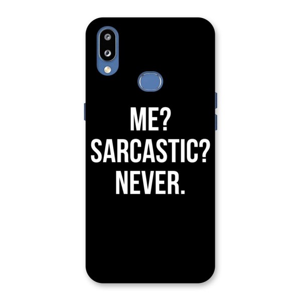 Sarcastic Quote Back Case for Galaxy M01s