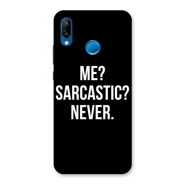 Sarcastic Quote Back Case for Huawei P20 Lite