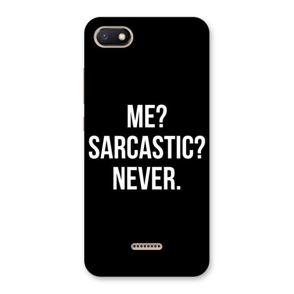 Sarcastic Quote Back Case for Redmi 6A