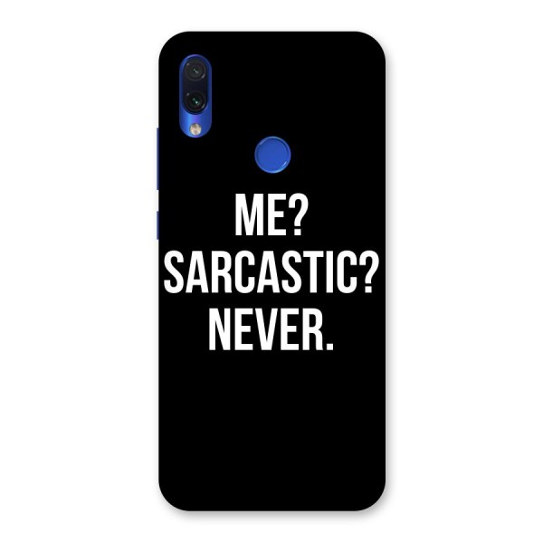 Sarcastic Quote Back Case for Redmi Note 7