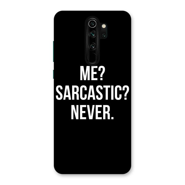 Sarcastic Quote Back Case for Redmi Note 8 Pro