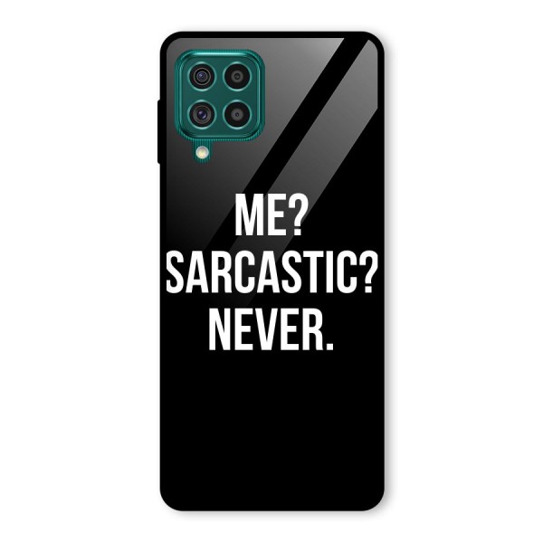 Sarcastic Quote Glass Back Case for Galaxy F62