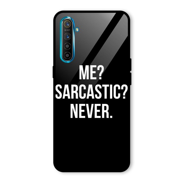 Sarcastic Quote Glass Back Case for Realme XT