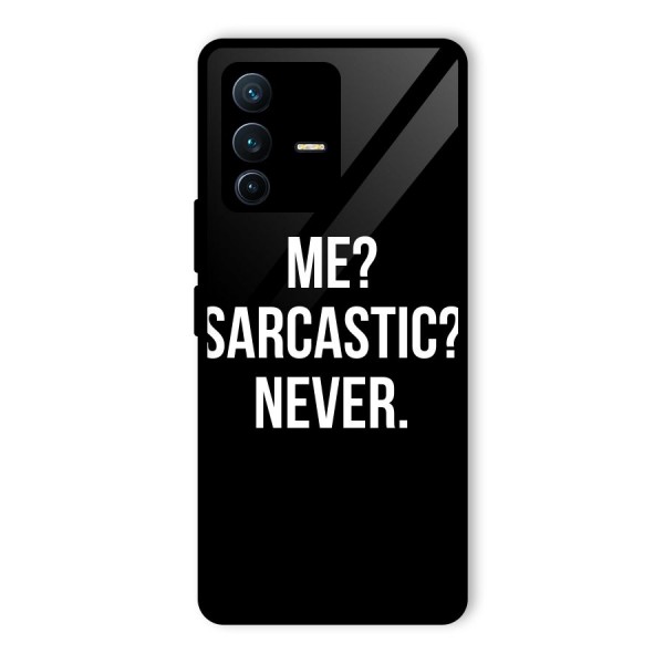 Sarcastic Quote Glass Back Case for Vivo V23 Pro