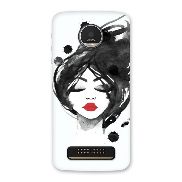 Sassy Girl Back Case for Moto Z Play