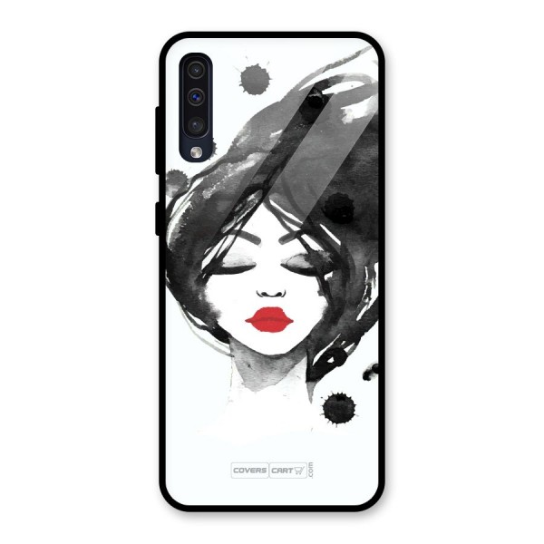 Sassy Girl Glass Back Case for Galaxy A50s