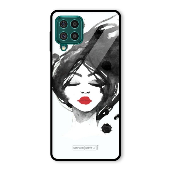 Sassy Girl Glass Back Case for Galaxy F62