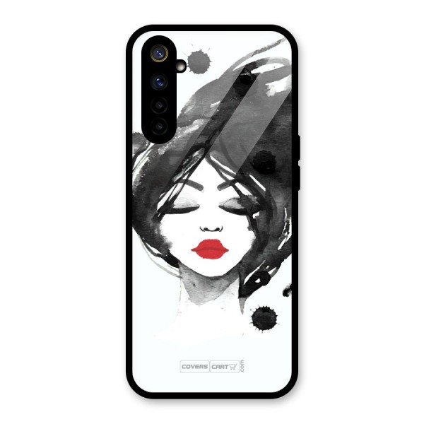 Sassy Girl Glass Back Case for Realme 6