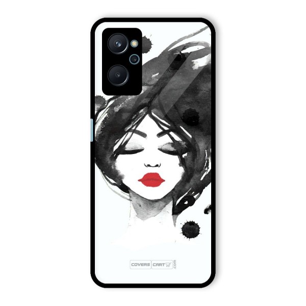 Sassy Girl Glass Back Case for Realme 9i