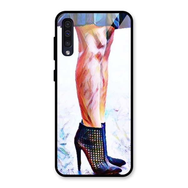 Sassy Heels Glass Back Case for Galaxy A50s