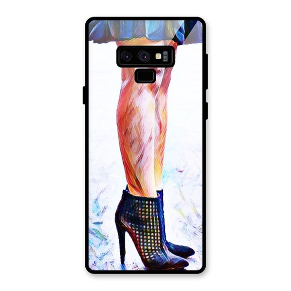 Sassy Heels Glass Back Case for Galaxy Note 9