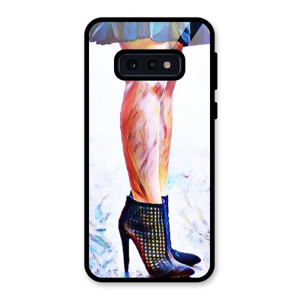 Sassy Heels Glass Back Case for Galaxy S10e