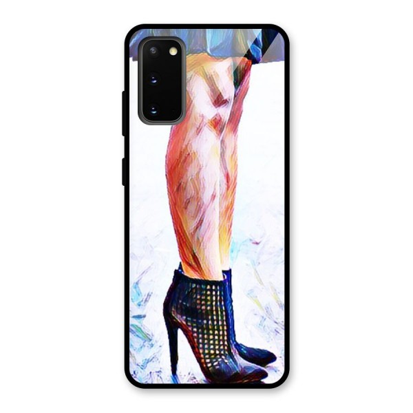 Sassy Heels Glass Back Case for Galaxy S20