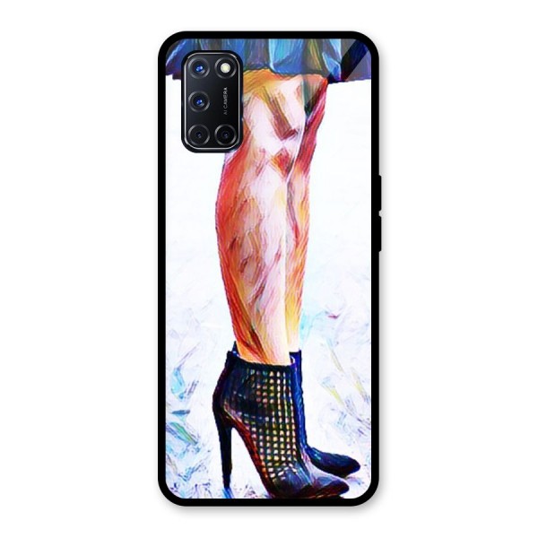 Sassy Heels Glass Back Case for Oppo A52