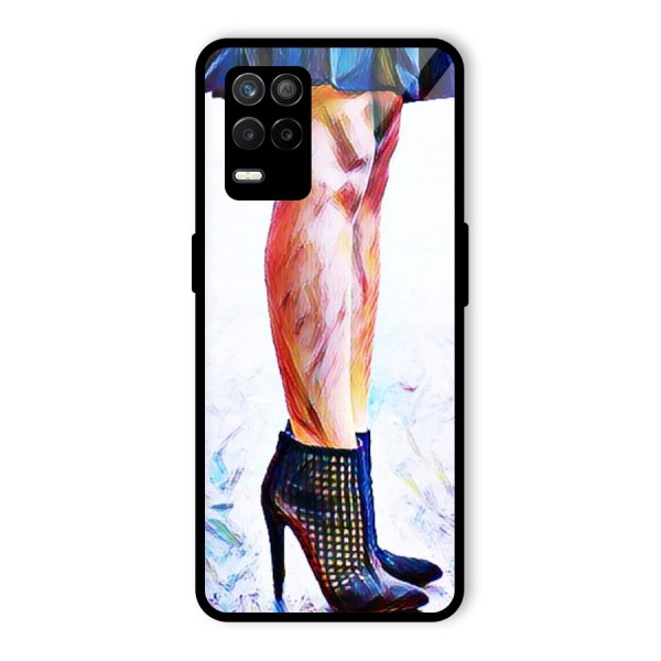 Sassy Heels Glass Back Case for Realme 9 5G