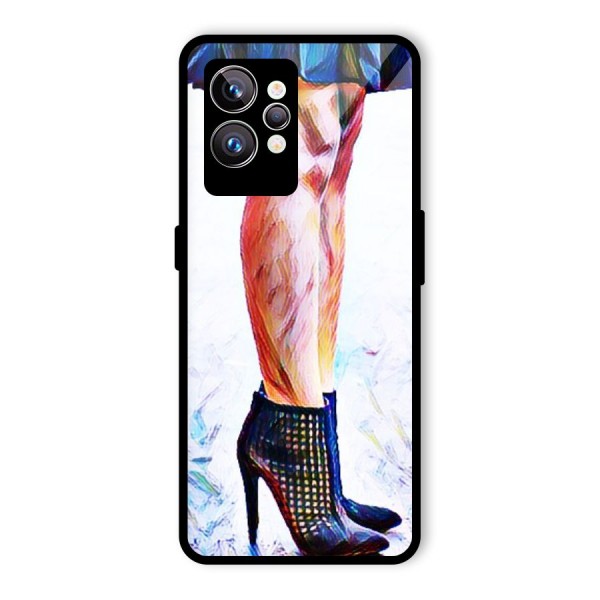 Sassy Heels Glass Back Case for Realme GT2 Pro