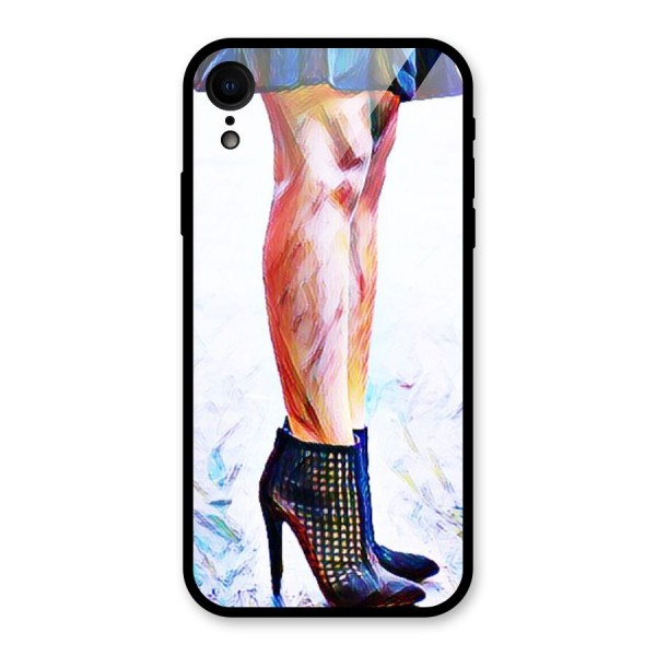 Sassy Heels Glass Back Case for XR