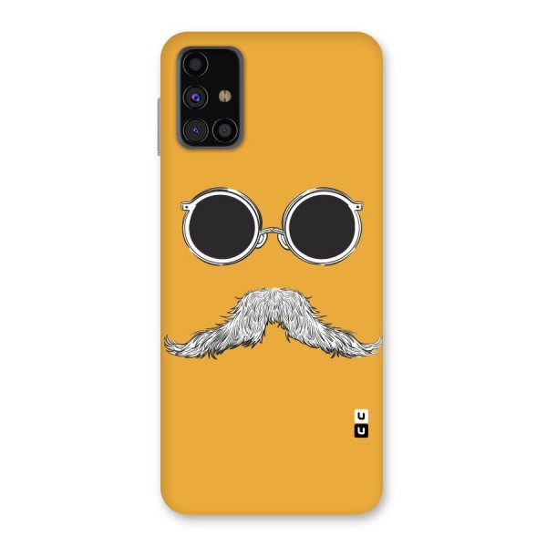 Sassy Mustache Back Case for Galaxy M31s