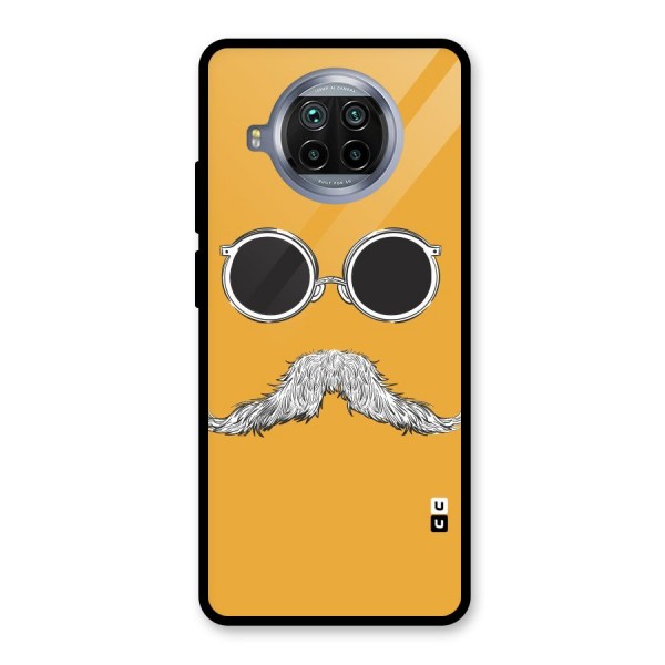 Sassy Mustache Glass Back Case for Mi 10i