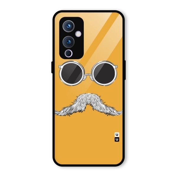 Sassy Mustache Glass Back Case for OnePlus 9