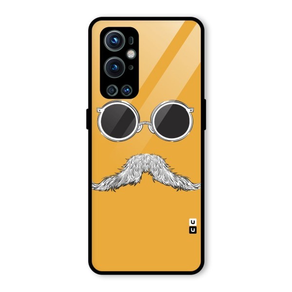 Sassy Mustache Glass Back Case for OnePlus 9 Pro