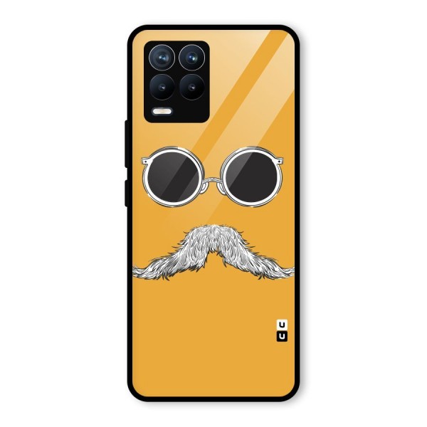 Sassy Mustache Glass Back Case for Realme 8 Pro