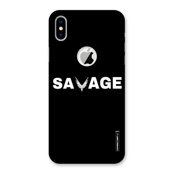 Savage Back Case for iPhone XS Logo Cut