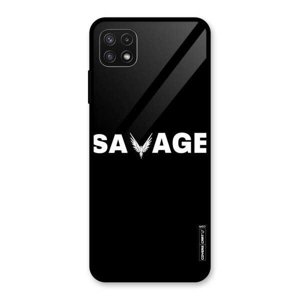 Savage Glass Back Case for Galaxy A22 5G