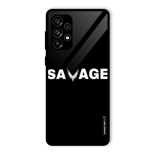 Savage Glass Back Case for Galaxy A73 5G