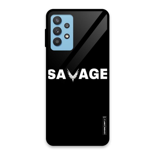 Savage Glass Back Case for Galaxy M32 5G