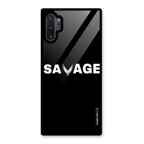 Savage Glass Back Case for Galaxy Note 10 Plus