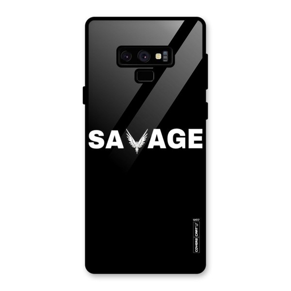 Savage Glass Back Case for Galaxy Note 9