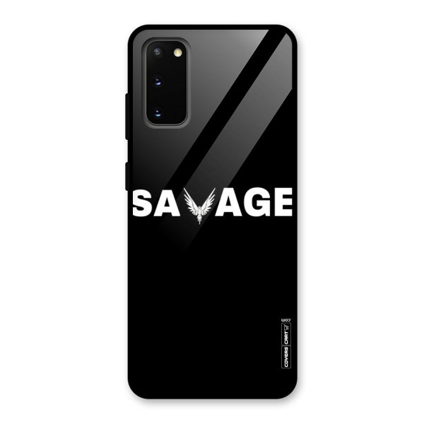 Savage Glass Back Case for Galaxy S20