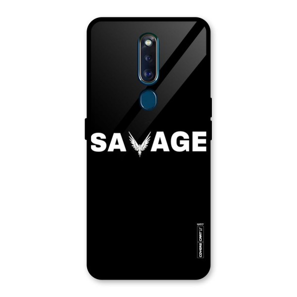 Savage Glass Back Case for Oppo F11 Pro