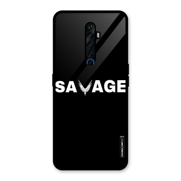 Savage Glass Back Case for Oppo Reno2 Z