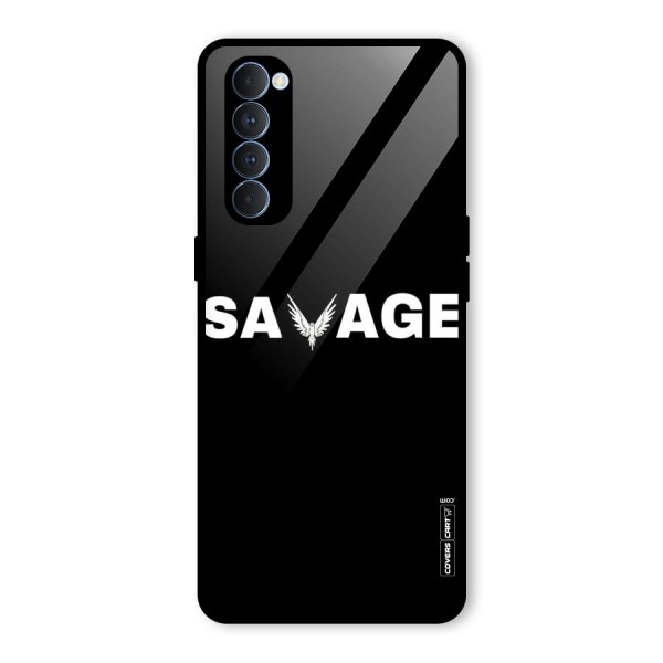 Savage Glass Back Case for Oppo Reno4 Pro