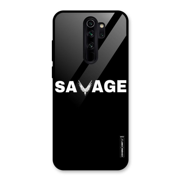 Savage Glass Back Case for Redmi Note 8 Pro