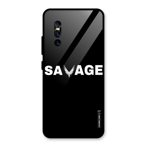 Savage Glass Back Case for Vivo V15 Pro