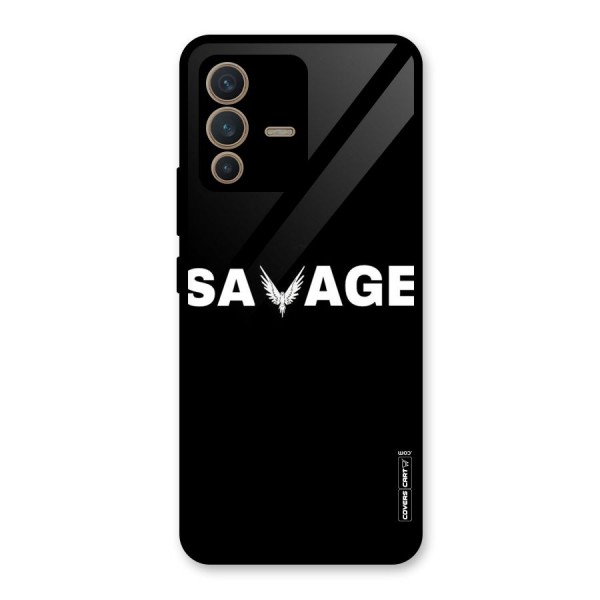 Savage Glass Back Case for Vivo V23 5G