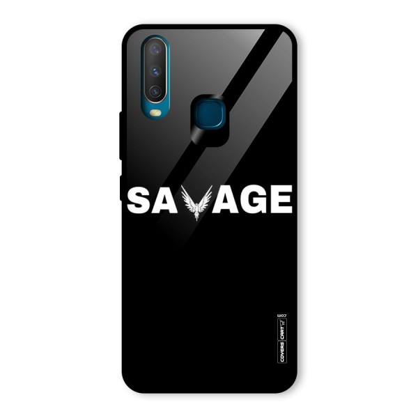 Savage Glass Back Case for Vivo Y12