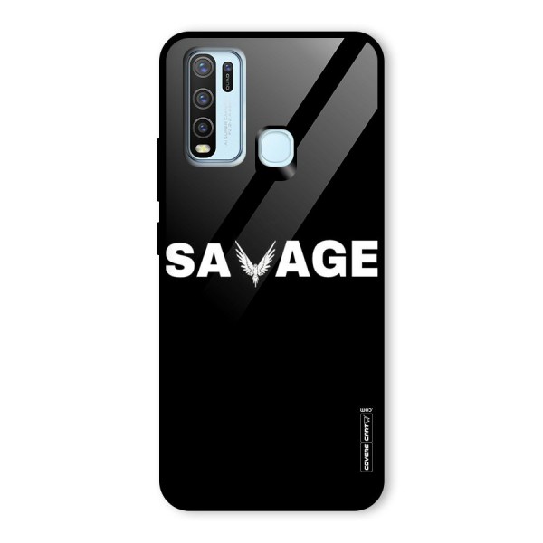 Savage Glass Back Case for Vivo Y50