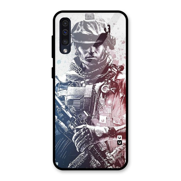 Saviour Glass Back Case for Galaxy A50s