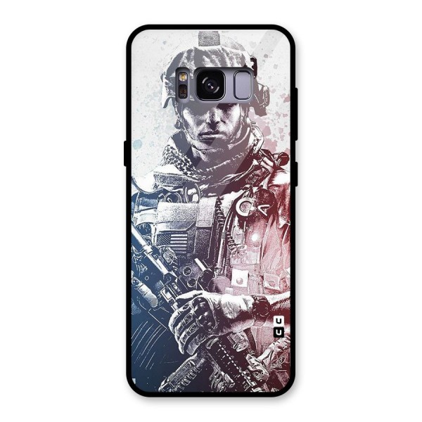 Saviour Glass Back Case for Galaxy S8