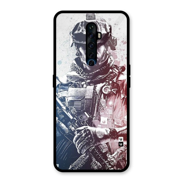 Saviour Glass Back Case for Oppo Reno2 Z