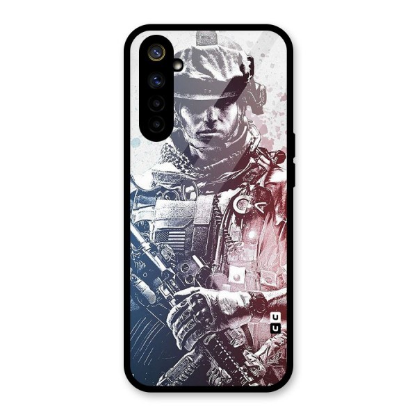 Saviour Glass Back Case for Realme 6