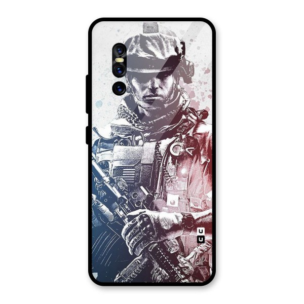 Saviour Glass Back Case for Vivo V15 Pro