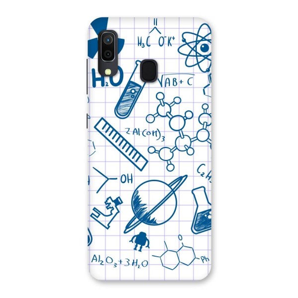 Science Notebook Back Case for Galaxy A20