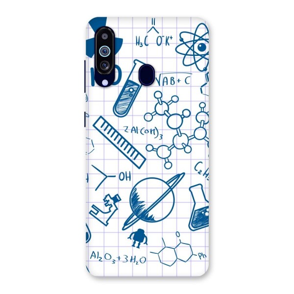 Science Notebook Back Case for Galaxy A60